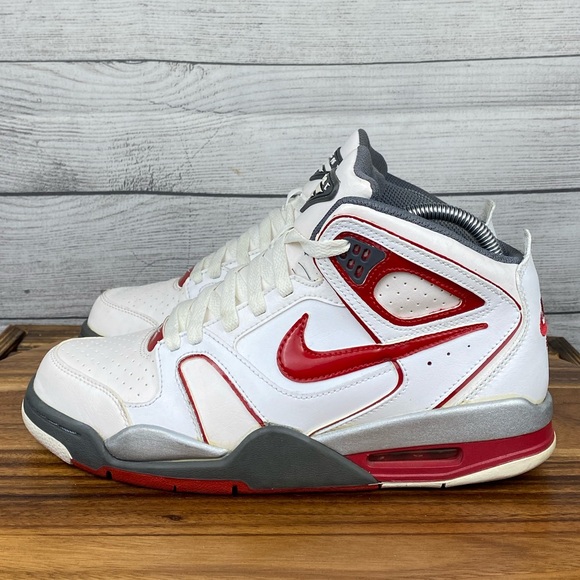 Nike Air Flight Falcon White Varsity Red Men's Sneaker 397204-160